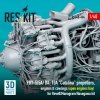 RESKIT RSU48-0484 PBY-5/5A/ OA-10A Catalina propellers, engines & cowlings (open engines bay) for Revell/Monogram/Hasegawa kit (3D Printed) 1/48